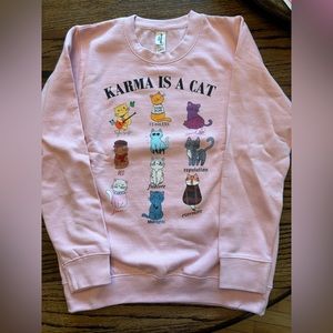 Swiftie Fans…Girls Pink Sweat Shirt. Custom order off Etsy. Large (9/11).